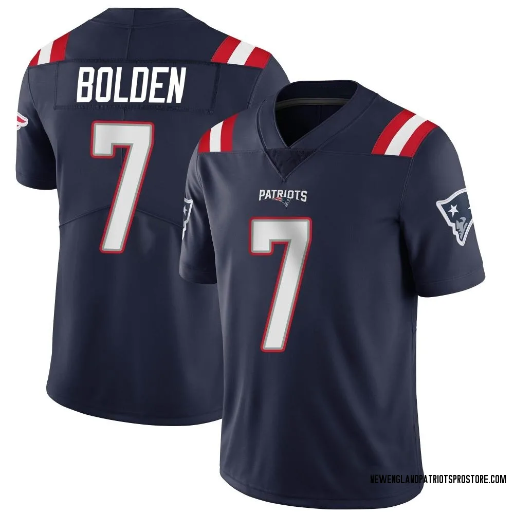  alt=&quot;Adult Limited Isaiah Bolden New England Patriots Navy Team Color Vapor Untouchable Jersey&quot; width=500