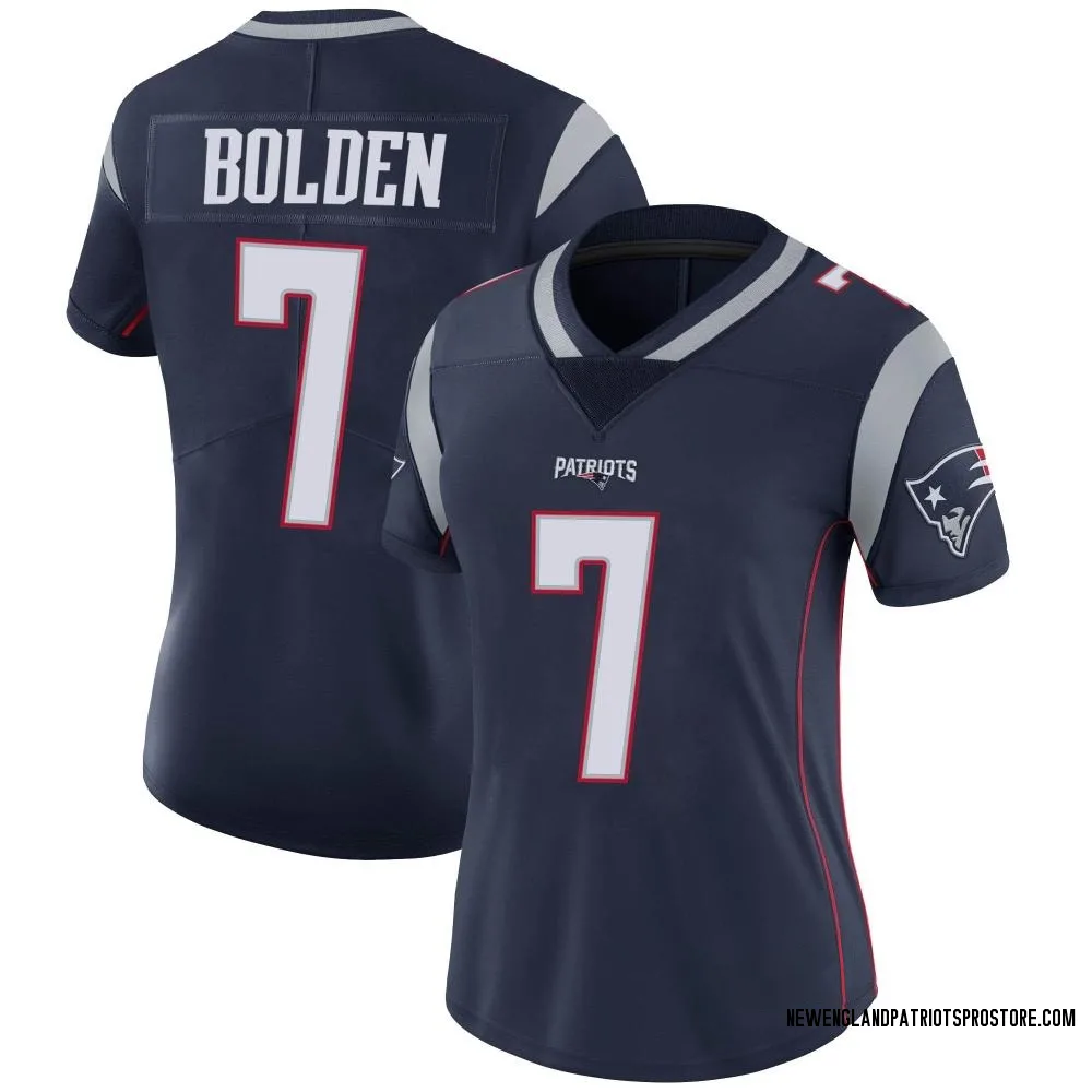 Women's Limited Isaiah Bolden New England Patriots Navy Team Color Vapor Untouchable Jersey