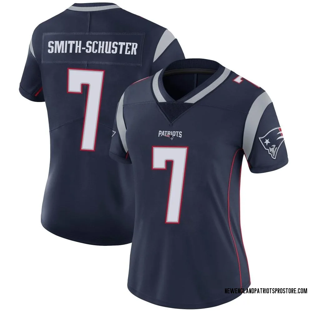  alt=&quot;Women's Limited JuJu Smith-Schuster New England Patriots Navy Team Color Vapor Untouchable Jersey&quot; width=500