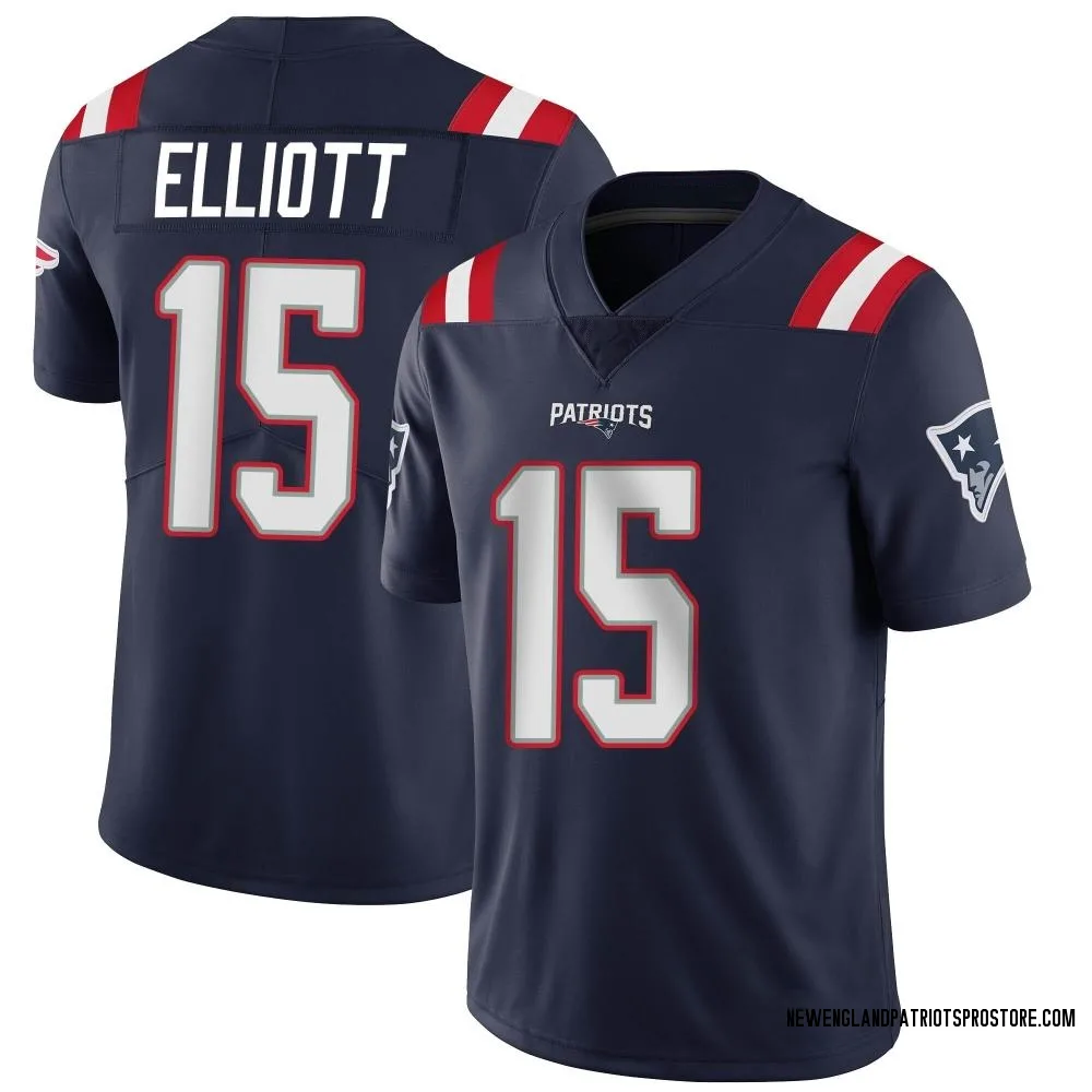 Youth Limited Ezekiel Elliott New England Patriots Navy Team Color Vapor Untouchable Jersey